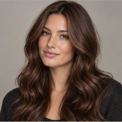 Deep chestnut brunette