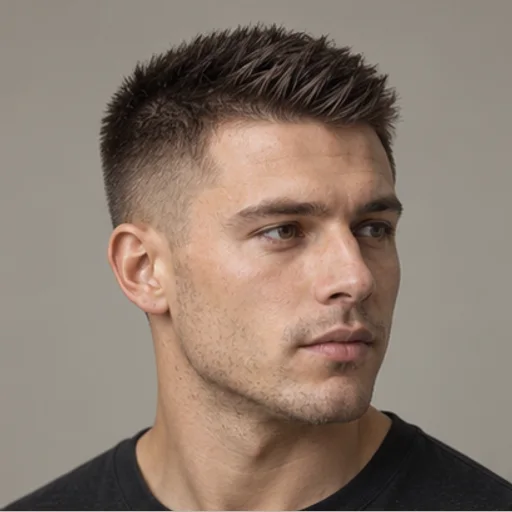 Textured crew cut