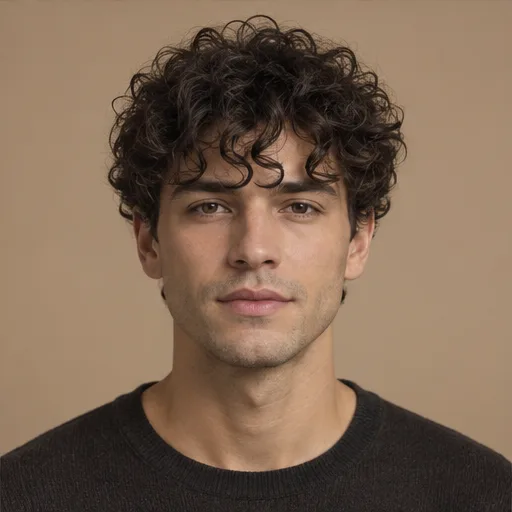 Medium curly fringe
