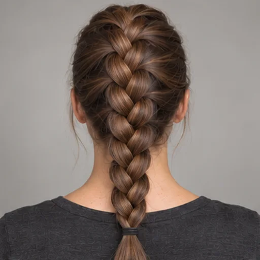Single Dutch braid