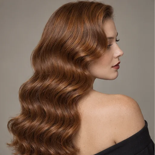 Long polished S-shaped waves viewed from the side