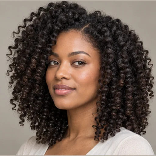 Defined twist-out curls
